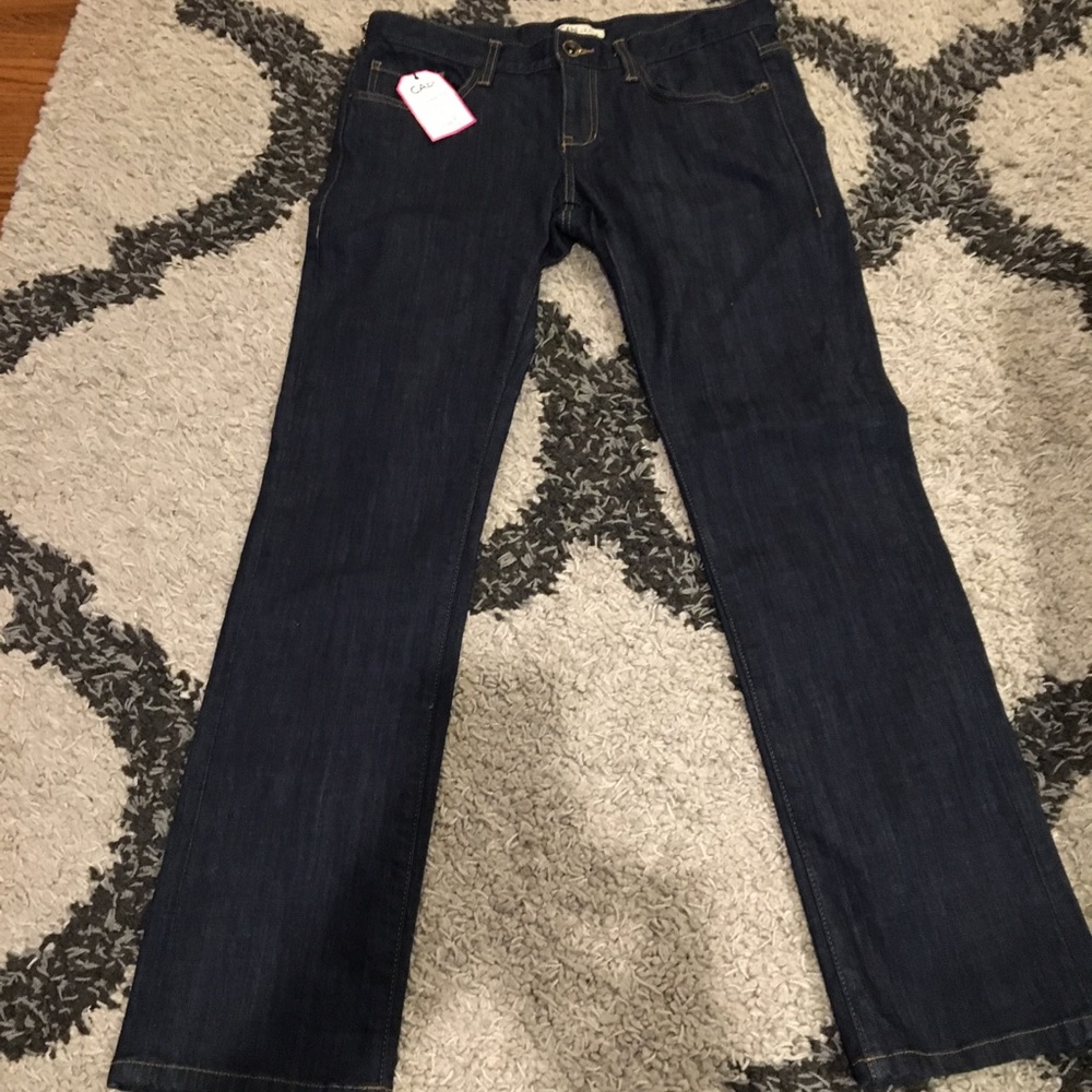 NWT cabi straight leg dark wash jeans